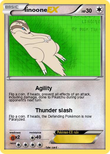 Pokemon linoone