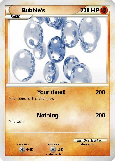 Pokemon Bubble's
