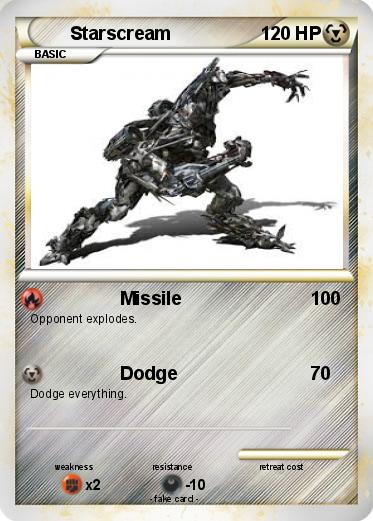 Pokemon Starscream