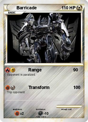 Pokemon Barricade