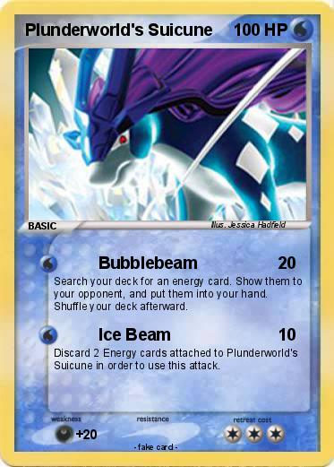 Pokemon Plunderworld's Suicune