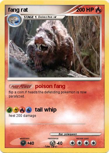 Pokemon fang rat