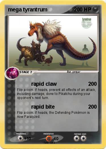 Pokemon mega tyrantrum Pokemon mega tyrantrum