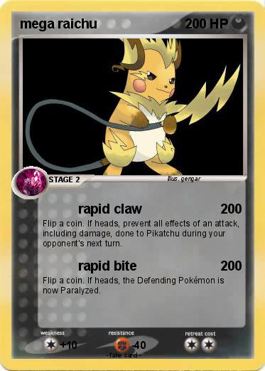 Pokemon mega raichu