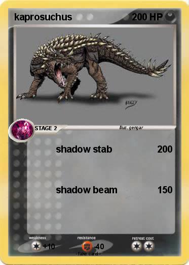 Pokemon kaprosuchus