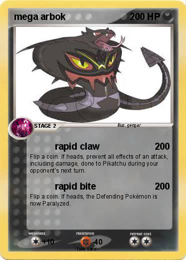 Pokemon mega arbok