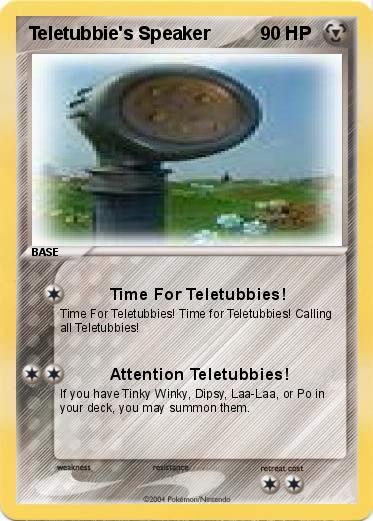 Pokemon Teletubbie's Speaker