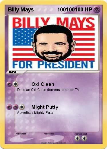 Pokemon Billy Mays                100100