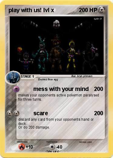 Pokemon play with us! lvl x
