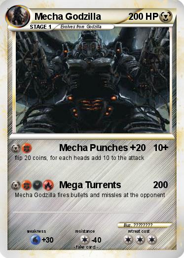 Pokemon Mecha Godzilla