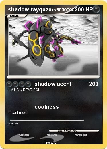 Pokemon shadow rayqaza