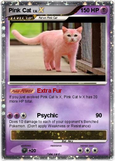 Pokemon Pink Cat