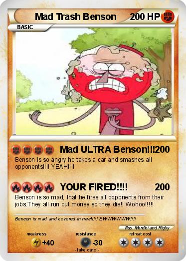 Pokemon Mad Trash Benson