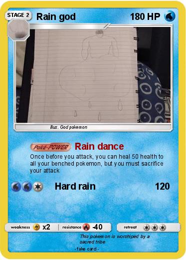 Pokemon Rain god