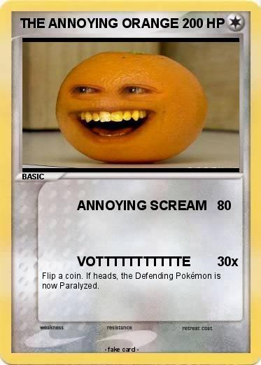 Pokemon THE ANNOYING ORANGE