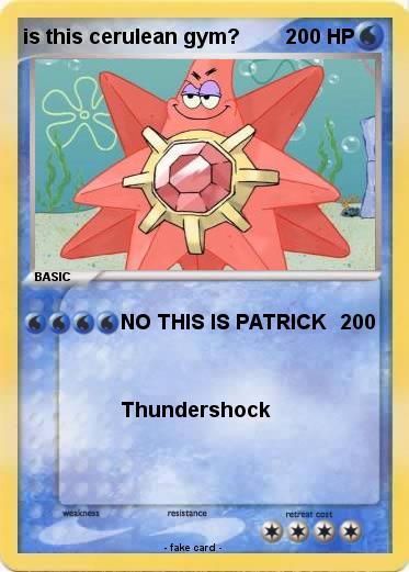 Pokemon is this cerulean gym?