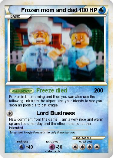 Pokemon Frozen mom and dad