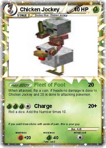 Pokemon Chicken Jockey
