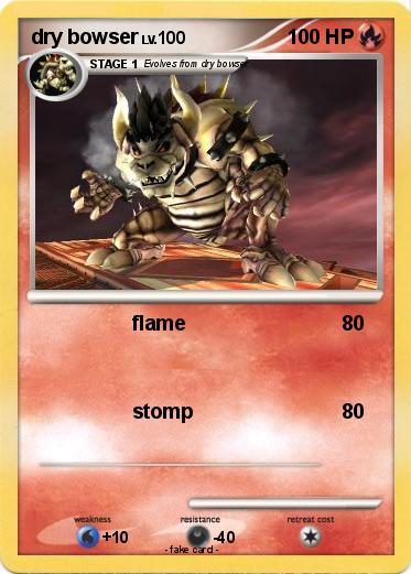 Pokemon dry bowser
