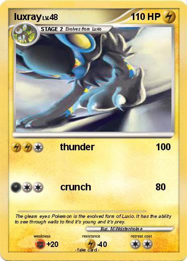 Pokemon luxray