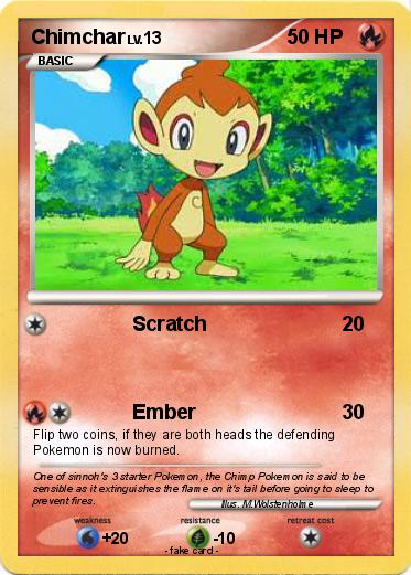 Pokemon Chimchar