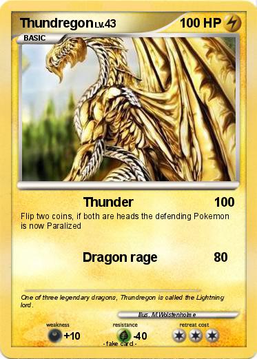 Pokemon Thundregon