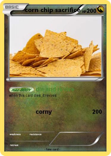Pokemon corn chip sacrifice