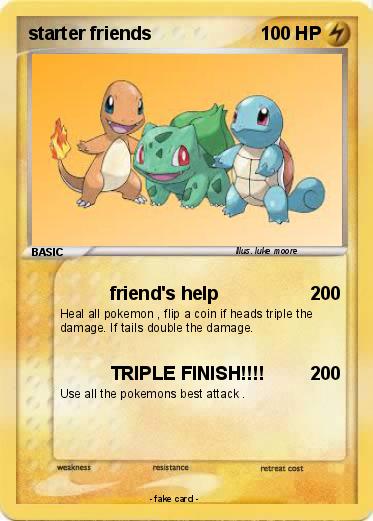 Pokemon starter friends