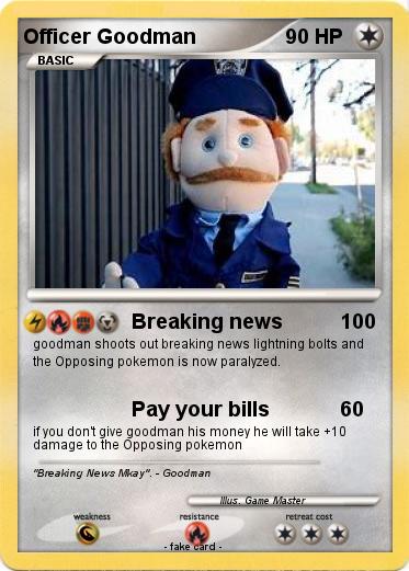 Pokemon Officer Goodman