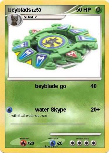 Pokemon beyblads