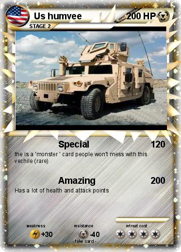 Pokemon Us humvee