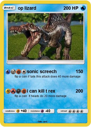 Pokemon op lizard