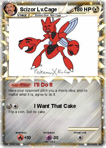Pokemon Scizor Lv.Cage