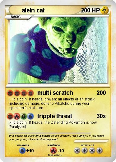 Pokemon alein cat
