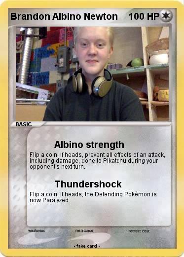 Pokemon Brandon Albino Newton