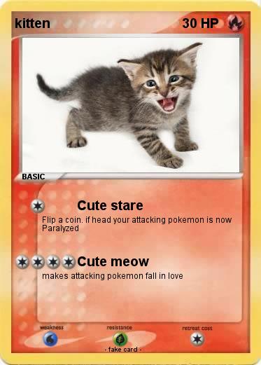 Pokemon kitten