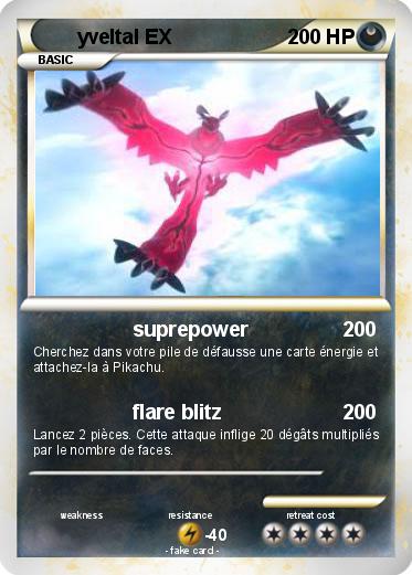 Pokemon yveltal EX