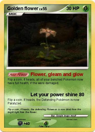 Pokemon Golden flower