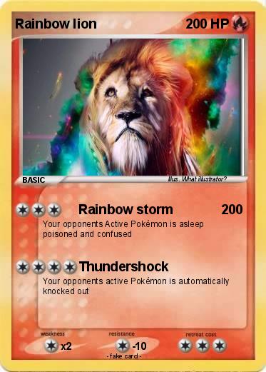 Pokemon Rainbow lion