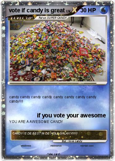 Pokemon vote if candy is great