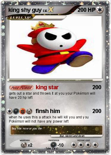 Pokemon king shy guy