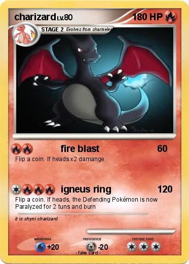 Pokemon charizard