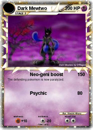 Pokemon Dark Mewtwo