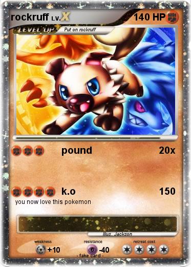 Pokemon rockruff