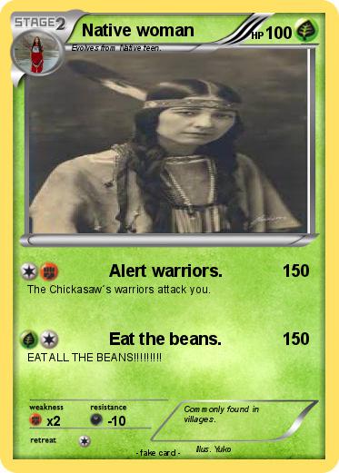 Pokemon Native woman