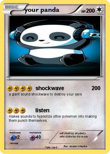 Pokemon your panda