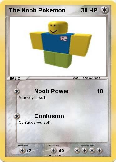 Pokemon The Noob Pokemon