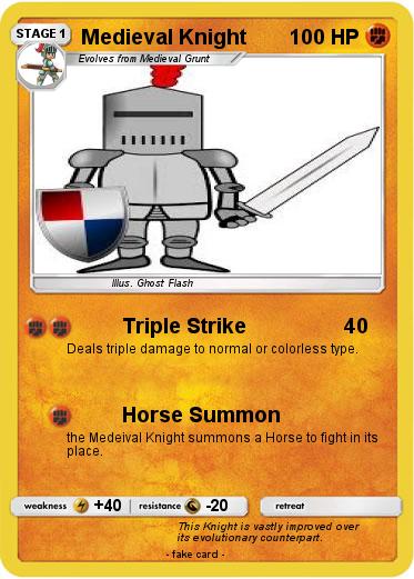 Pokemon Medieval Knight
