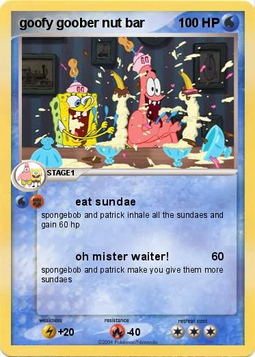 Pokemon goofy goober nut bar