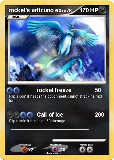 Pokemon rocket's articuno ex